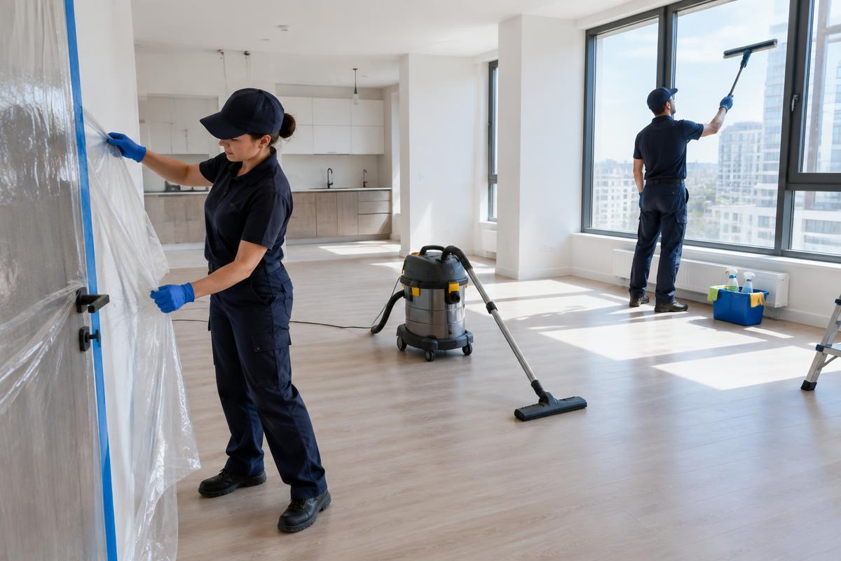 Nettoyage pour l'immobilier
